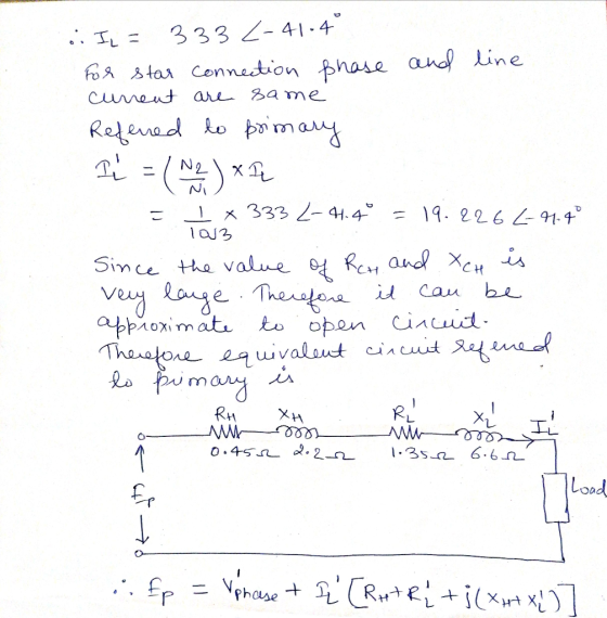 11 = 3332-41.4- cennation phase and line Ni Since the value od RCH and Load