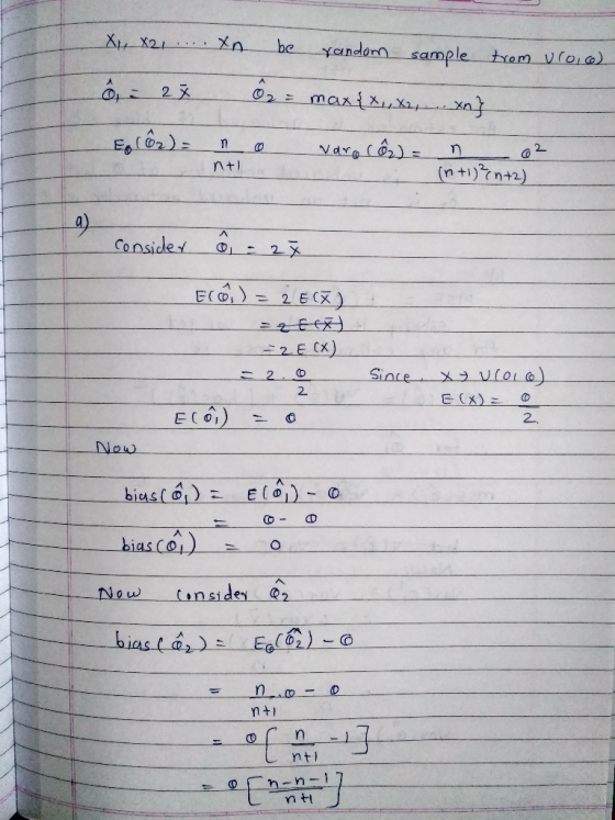 n+l (n +リ7m2) E(X). 2 2 Now bias col) n+ n t