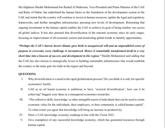 His Highness Sheikh Mohammed bin Rashid Al Maktoum, Vice-President and Prime Minister of the UAE and Ruler of Dubai, has unde