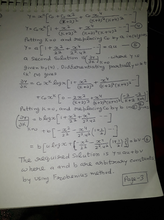 (K+2) 2 (k-2 )2(K+4)2 22 22, 42 a Second Solutiom 1s(aywhoe Y k u) gives 2 -2 (K+2) 3 d gzepacino Coby b Ir⑥gues putting K=o,