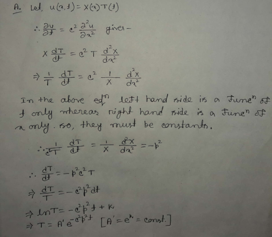 A. Led ula.) XT) 2 C X X dap 2 2 d2 X Fume 6 In the above ed leFt hand ide is a tcnly nhereas 0nly o, thay must be aonstant.