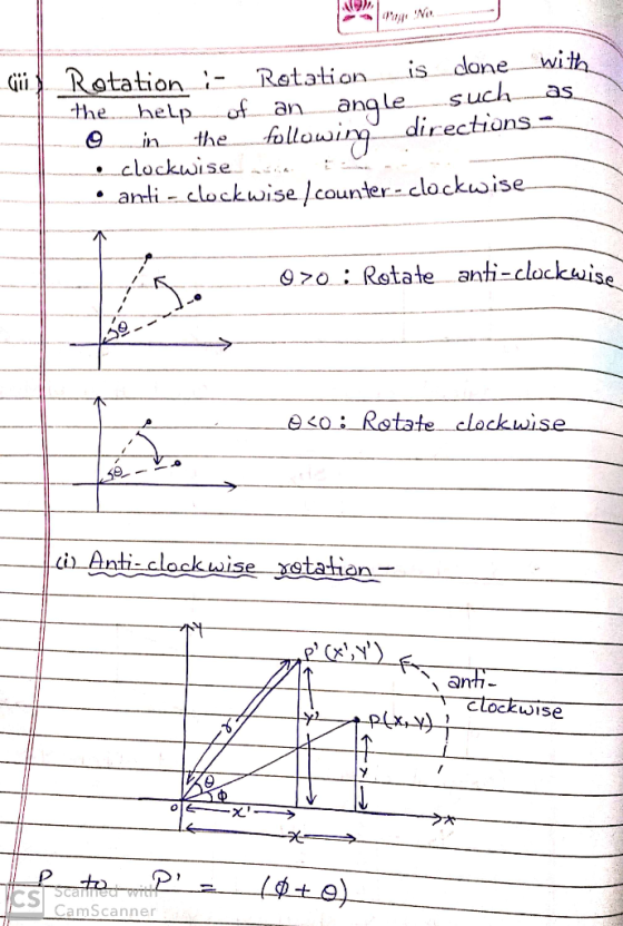 Page No is done it such Rotation Retation Gü. as angle following directions- an the help. the in clockwise andi - clockwise/c