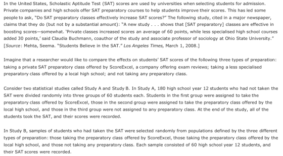 In the United States, Scholastic Aptitude Test (SAT) scores are used by universities when selecting students for admission. P