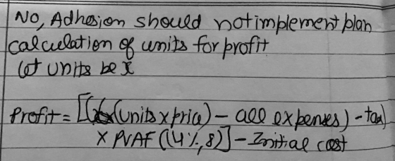 Calcul&tion umits for profir Proft