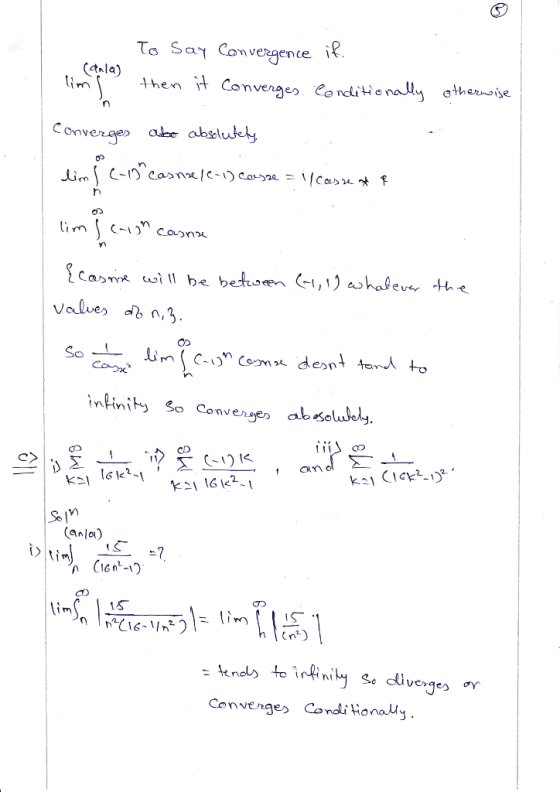 vergence1 (4»la) os Vale ,3 intinity so Convenyen ab solubels CD 1C So1M (anla) Converges CordiHonau