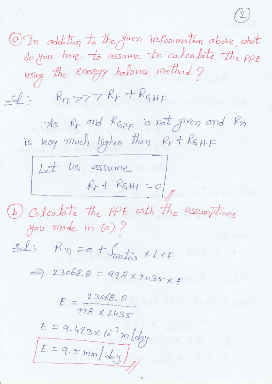 (2 @Tm odd. Esp the/ヂven infoDImaten above , colet de Heu have to assune to calcolate the PPE halane me lho d us ssume ⓘ Col