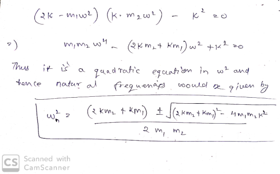 (2K-WIlet) (K maw) K. 2m. Km)w Km!) 2 12 Thus and a egat on n Zuad ratc hen ce natur a reguenas + (a Km, tKm Cs Scanned with