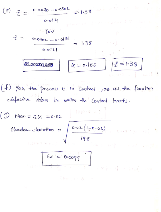 Oo4 10 -o-0302 = C) o.o12 o- ol 36 OO30L -38 Oo12 = o.166 the Pro Yes, Control as all hefactfon cess 5 dafective Valeues lra