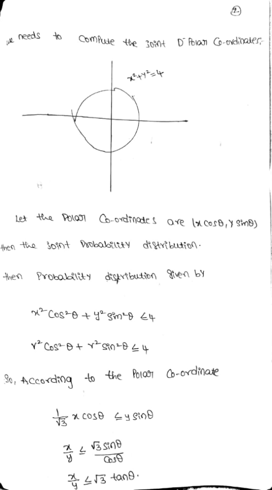 then Probability digvtbution Ģien by %,According to the Polom (b-ordinate