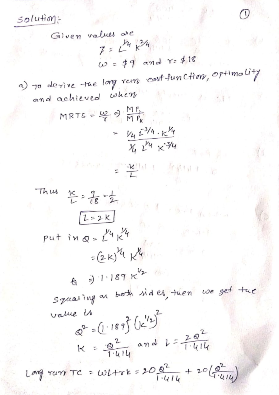 Soluti Given values che and achieved when M P Thus 1. ing an beh Md es -tien we get tuc Suai value A 1187 2 4IL