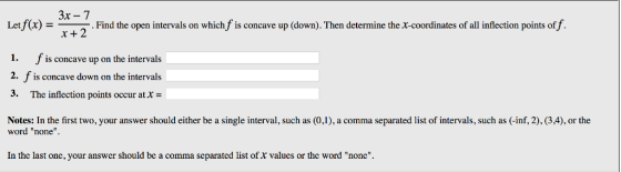 Let Find the open intervals on which is concave up down Then determine the X-coordinates of all inflection points of x = f is