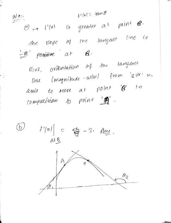 point a greater tine s ang ent Me lope ne Parive tangent lo2 onentahion fro m (maynitude -wl) tine anis point ak More гоmpui