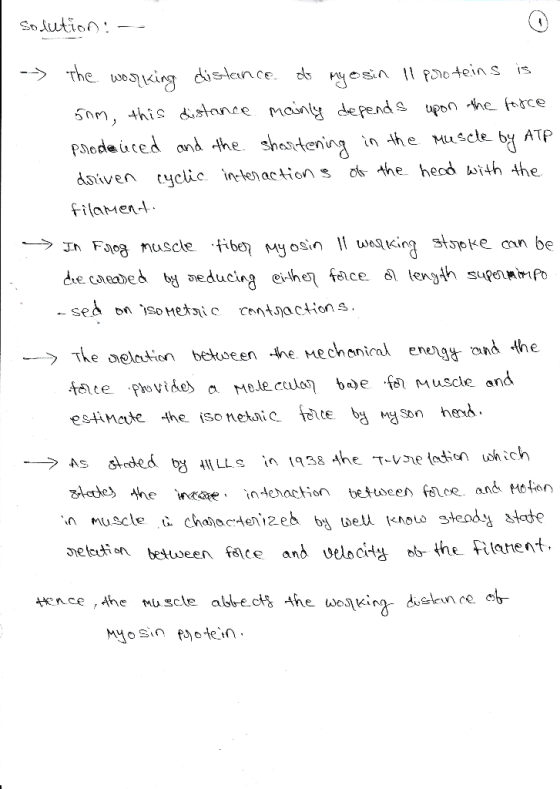 ECE 5n, 4this dstance mainly depend upon e. tce Podeuced ond -he shastening in Ahe nuscle b ATP dsiven tycic n len action s o
