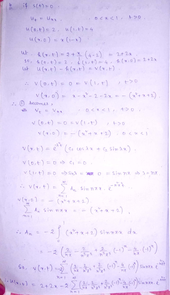 s(t)=O く1ノト>0 , 0く u(o,t) 2 u(i,t)= 4 u(m,o)x (i-) h (t)2+ (4-2) SO hCot) = 2,( E) = 4, A (0)= 2 +2x u(n,t)-h(,t)v() -2+ 22 v
