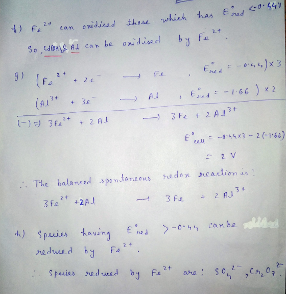 fae 2 ナ by on、duised can be So,ed(0H)22 Ad sie d (A hedued b perios nedwed y Fo 2 1