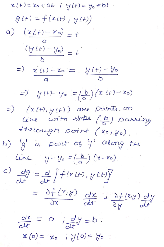 ((+7A1 (477)チ=(+)8 (x-7) ニヒ b =) -- bp Cox (+7 °A-(11A. ((+7A1 (= through point (x0,o). part of along t are uith p (と) paring
