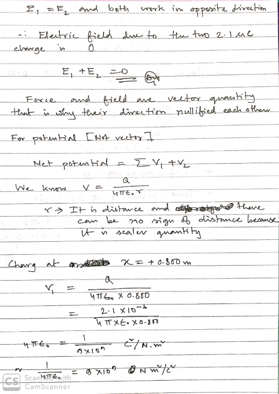 pposite direutim amd botth urork im Elestic field. d to +tu two 2. mi e clwwge E E 2. veitor quahty. bield direiti nullifie