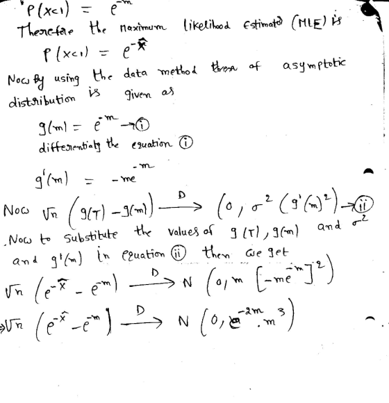 r(xc) - e- Now using-the data method 堪 of asymptotic Qiven a) me NotSubstitute the valuej of -ari 3