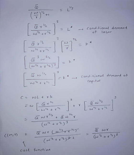 了 C L 3 Conditiona dermant of laber 31h 3 311 Cap i fa」 3 3 12 cost functim