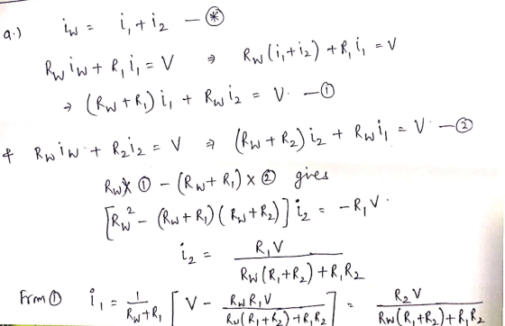 a.) V wiwti,V V Rwi V Rz12 =V Rwx O (RNt ,)x gires -R1 + RIV l2 Rw (R,tR),R rmO R2 V V hu(Rith2t,2 Rwth Rw(R,t2)+h,8