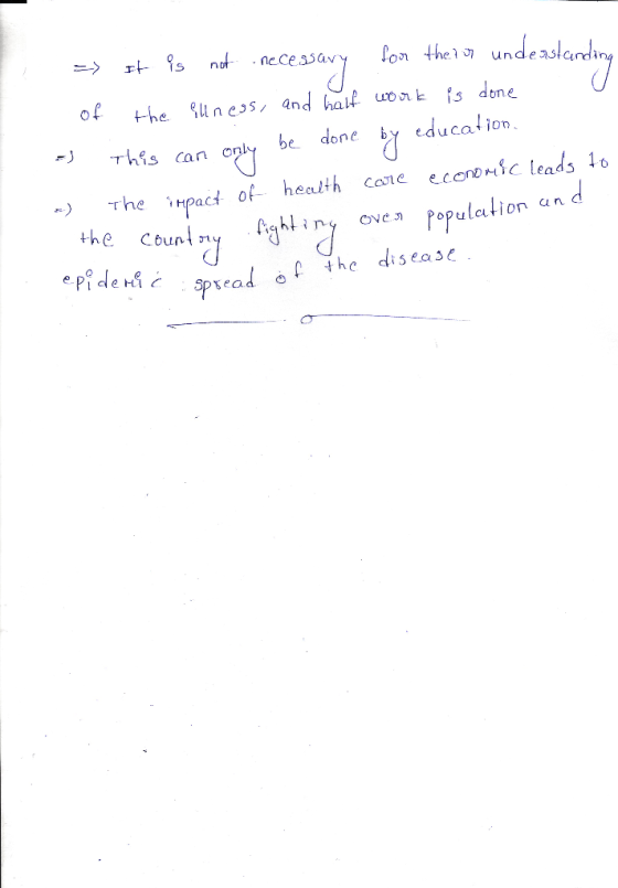 nde not Lon thei neCessa of fs dbne the uness, and haf uonk education done be This Can econDic leads lo health cOie The Mpact