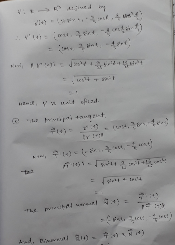 :R R defined by (+6ine,-cast, 4 (cost, 종 6nt, -4 6int) 3 New, ) 2.5 25 +8inat Hente, s nit speed principal taugent (east,int4