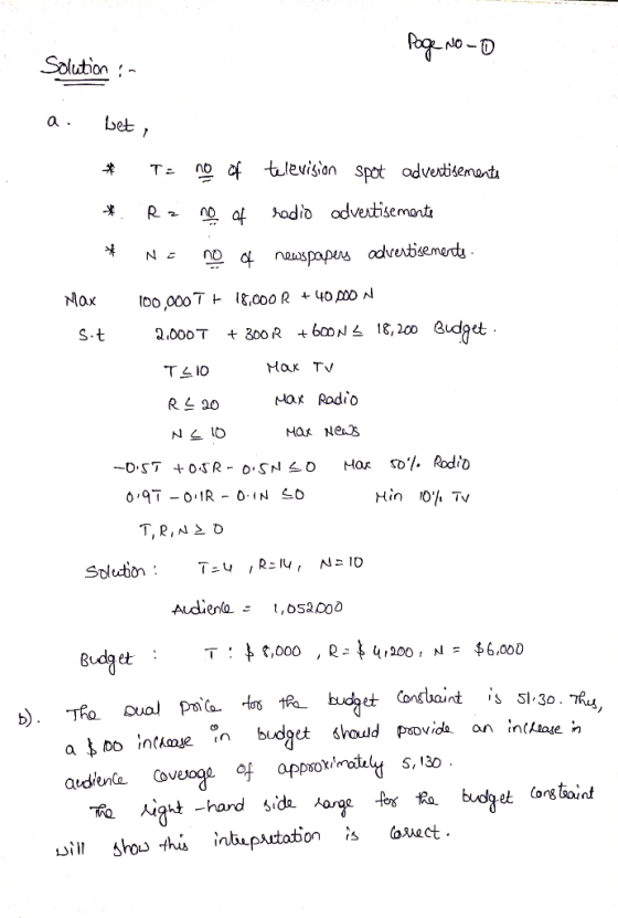 PeAo -D Solution a . bet no cf tlevisian spot advextisemantu T- sodio advextisemont af N E NO cneaspapes odvebisemordy Nax 10