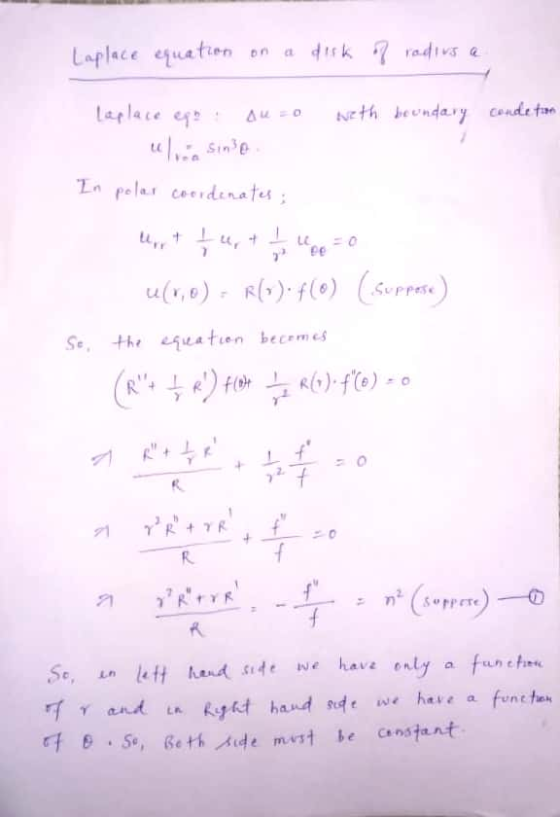Laplace uatien on a uk laplace ee t sine Pe 취。 2. R.