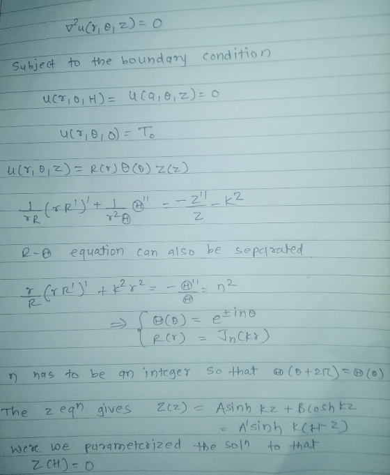 Subjedt to the boundany Condition 2 乙 2-equation can lso be se pelruted 2と2 2 wer oe punametcaized the Sol to that