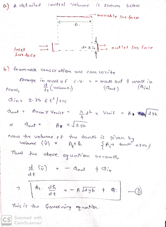 a.) Acid ailed central vehwme 、t snown below eVal, (r Surface 0 inch b) concer odtion use can wvite from mak sin) ouf Noub s
