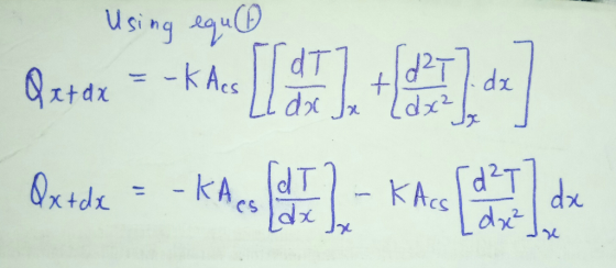 Using squD Qx+dxkAcs dx -K Aes + dT Qx+dx - KAcs KACS dx