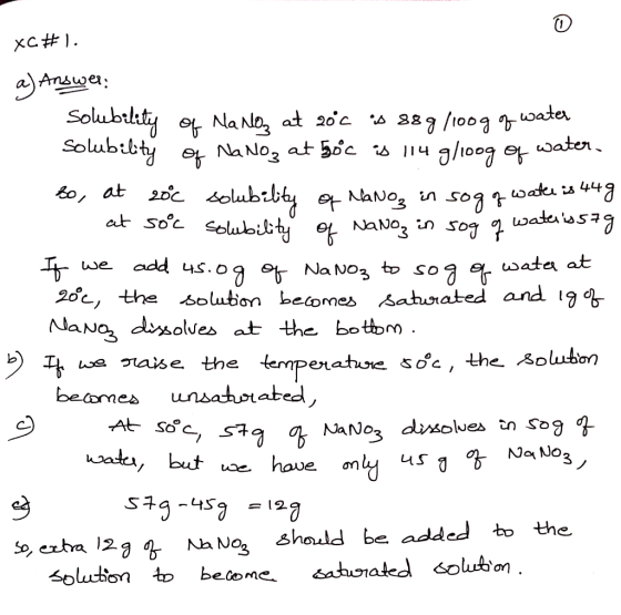 xc#1 aAnswer 329 /i00g oater 9/oog owater Solubility o NaNo at 20c Solubtbty NaNog at 5oc to, at 20c olubibhy NaNog at soc s