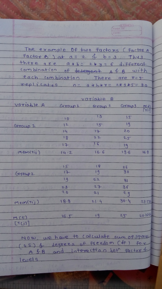 ERAMES FAGE NO CATE example Df too Factor ALat a 2 The Factos C Fartos A Thy3 there q e ab differeat of deteyeat com binatyoo
