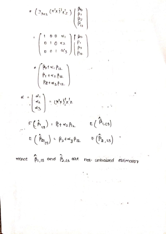 0102 ot P Pa+sf12 E are not unbaied estimato ond +ICnce