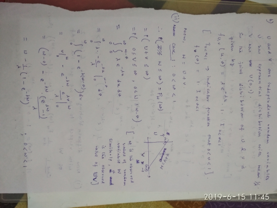 2019-6-15 11:45 U amd V ndependene vandom NANin bles exponen tial dis hi boti an (tw) wt wita me am Vit has A So he うoint fi
