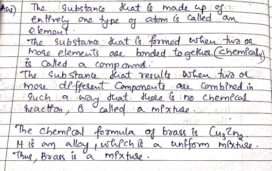 Huat fo made up of pe o atom is Called The gubstnce elemaut The Substana duat s farmmad when tua mose elemeiuts fs Called The