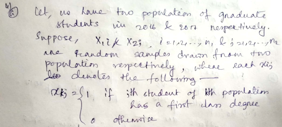 kaue tno pepulation o gnaduate tndunts tel, homper tualy 26 t Snppose, Xik X25 e2n, 212 eandom samples dram frem tro ane Pepa