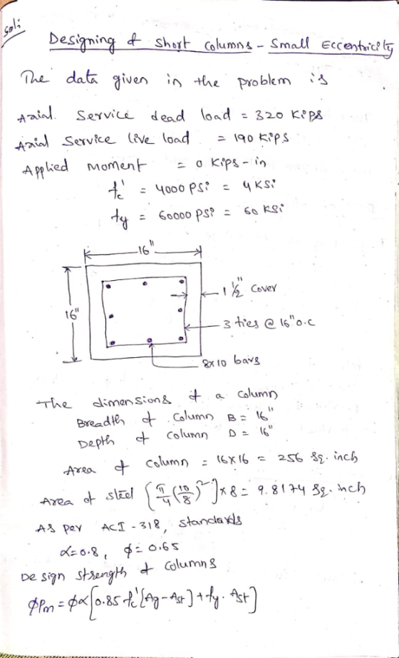 t Shot Columns-small Eccentric? venn ked Momen 16 s. Covey 16 Calum The diman sion Breadl Depth Column D Asĩ)-8. ,skal 9. 8