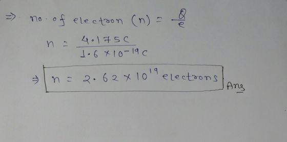 70 of electron (n) -e Ans