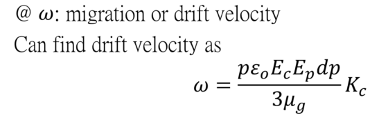@ w migration or drift velocity Can find drift velocity as редЕсЕрар -Кс 3Hg