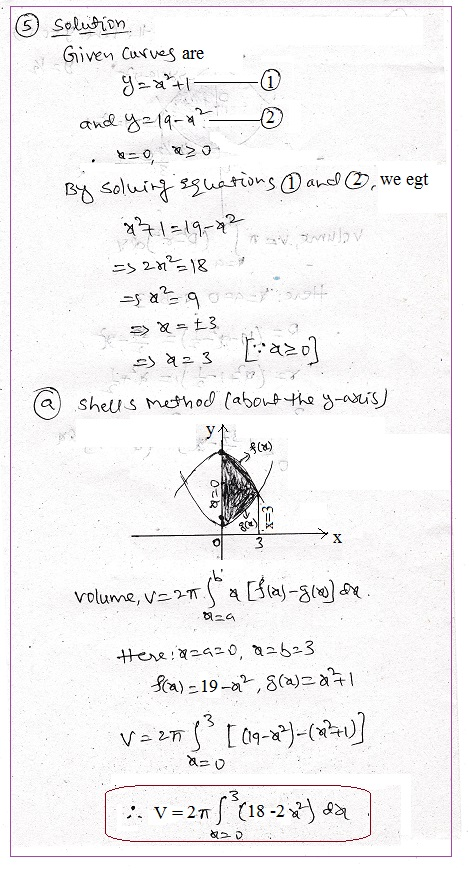 Solubion. 5) Given Cusves are we egt 轧d) 3