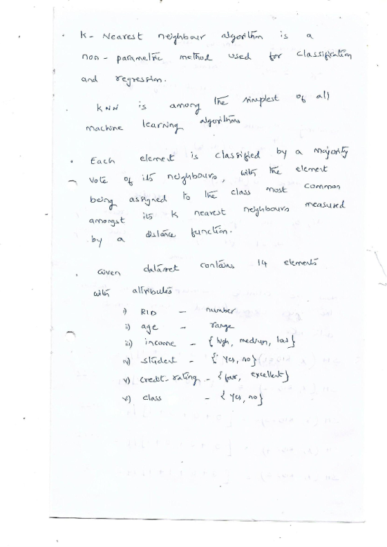k- Nearest nethbr alyed nackine learning, wtorba, Each elets clasnged by a Nhayony berg as ned ho 1E class most common measun
