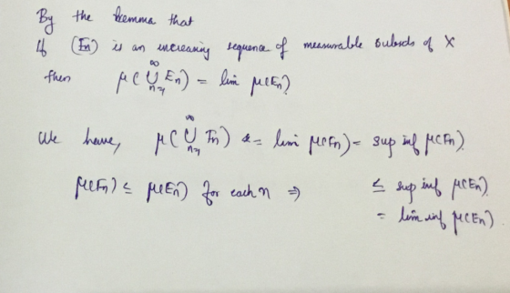 the hemma that eieanay eguenaof measunable bulbds X ACYEA)- ) 4 an fhun ku ACom hane Jami un)-Sup h) NL)pE cach m