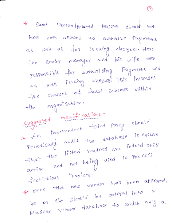 amePeson Related Pesons should no have been allowed authorize Payments as we as fox ts suin eheue Here he Sentor manager and
