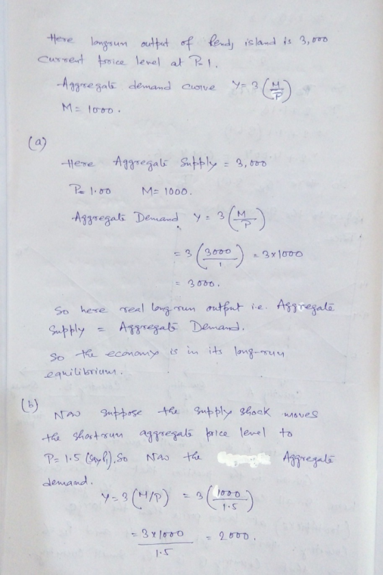 Here lmngaun outtt of led Curset oice level at RI is land is 3, roo -Aagregal demand Cuove M- 1000 Agaregals Suttly - 3, bo H