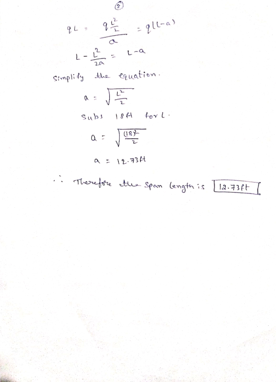 LL-a 2 20 Simpli4, a ation 1 8 Span length is L1.73