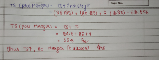 Page No. (premo geo_-est industry T = (89. 185) t (a3 :25) +2 ( 2.95): 58.845 ニ 84-5ナ85t4 = 53.5
