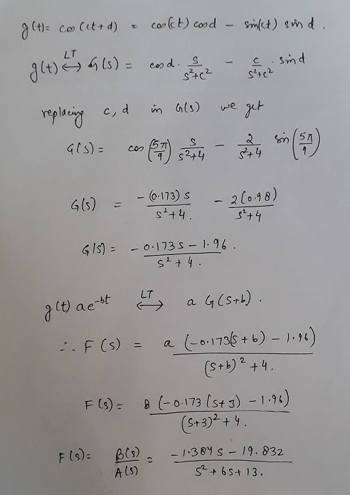 a(t)e co Cet d) coet) cood Smfet) sm d LT cood. S sc2 cSmd c, d in Gls) we et Cop s2+4 - 6.173) s 2l0.98) GIS) = 0.173 s- 1.9