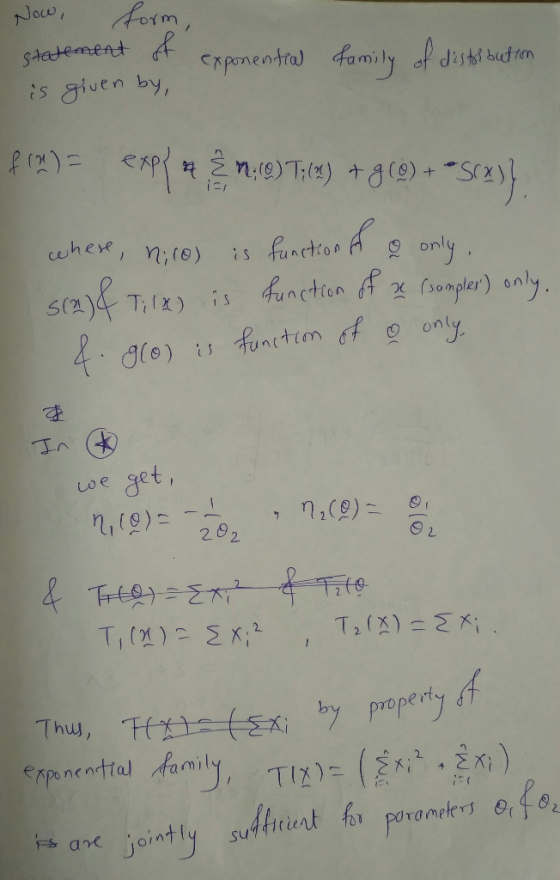 orm xpenentra family is given by cwhee, n,(o) is function A only et , 2 92 2 property 4 Thus, に(