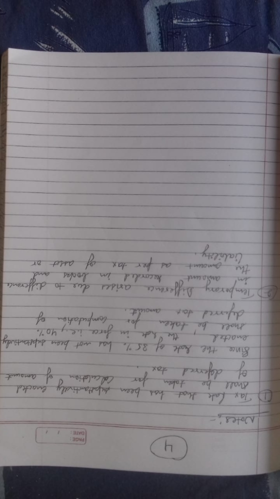 3Dyd DATE Notes Tax hak uat thas beem uatativdly token enackd hall Cod culation amomt dax Ane the hode of 351 has seot been d